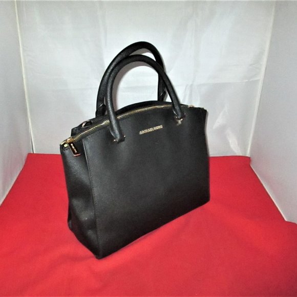 Michael Kors Ellis Saffiano Leather Satchel - Picture 3 of 13